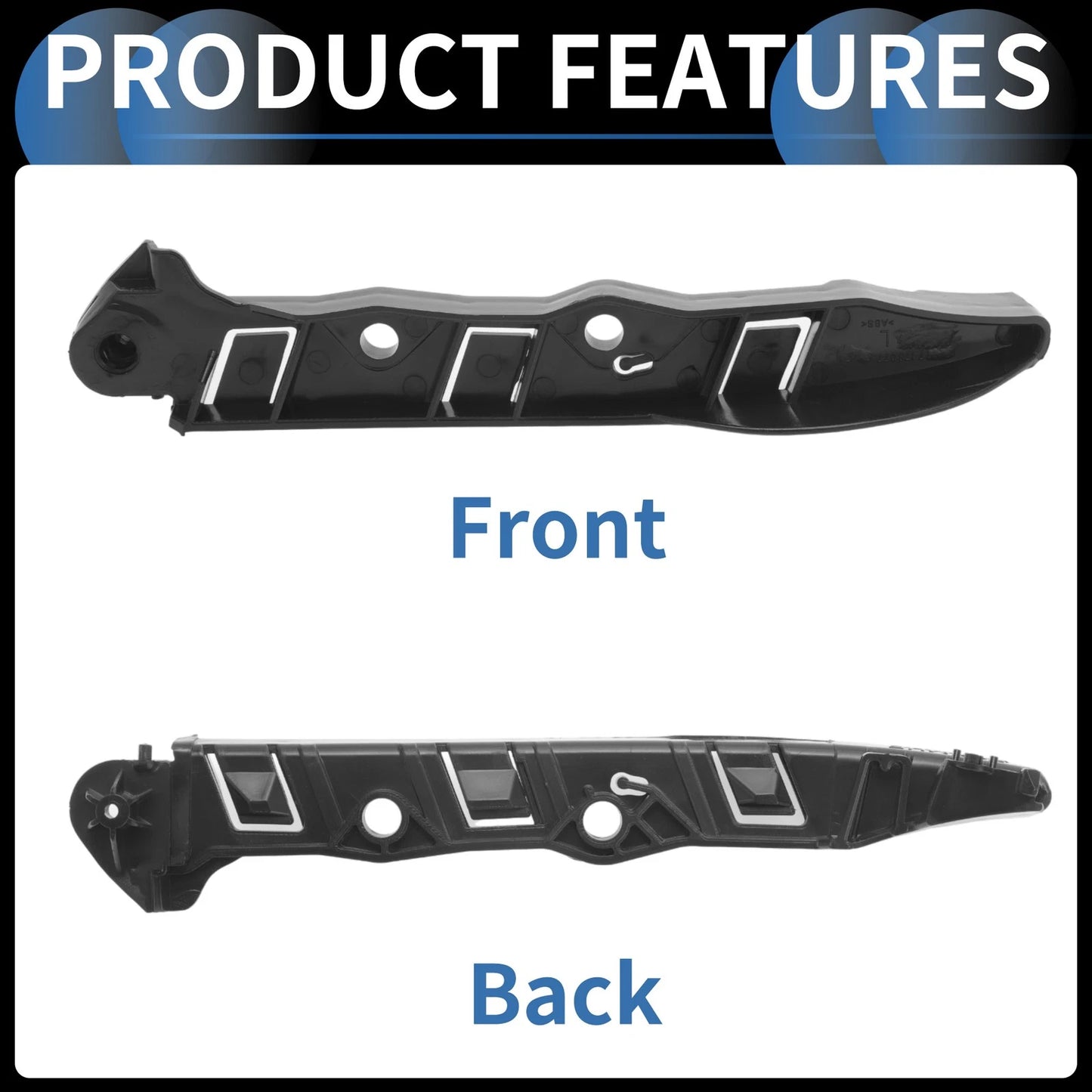 1pc Right Front Bumper Retainer Bracket for BMW 550i (2008-2010)