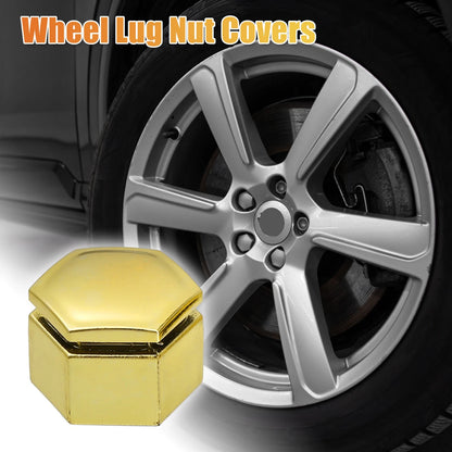 20 Pcs 22mm Wheel Lug Nut Covers Gold Tone for Land Rover Range Rover Sport