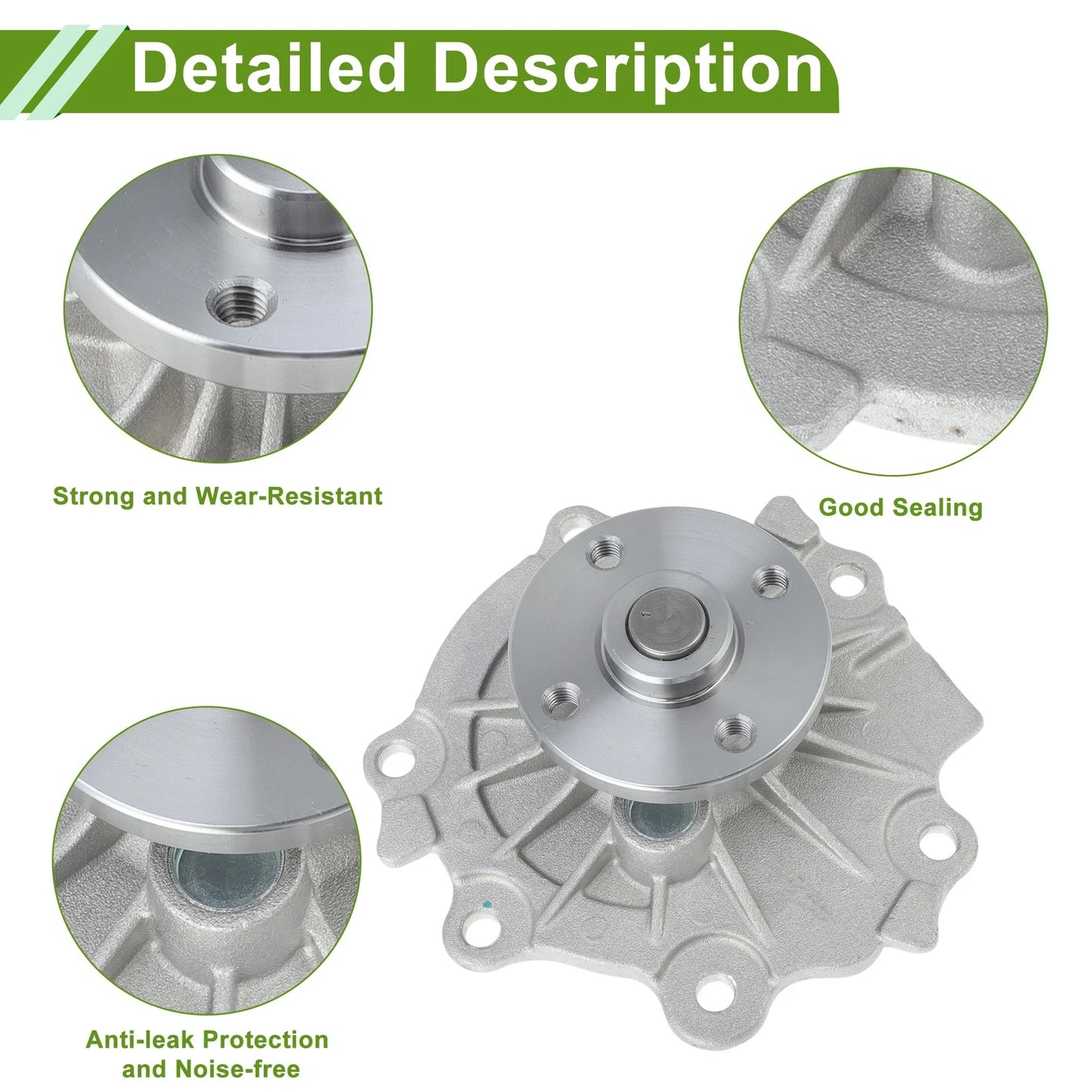 Water Pump for Volvo S60 (2010-2018) Cooling Engine Pump No.31293303