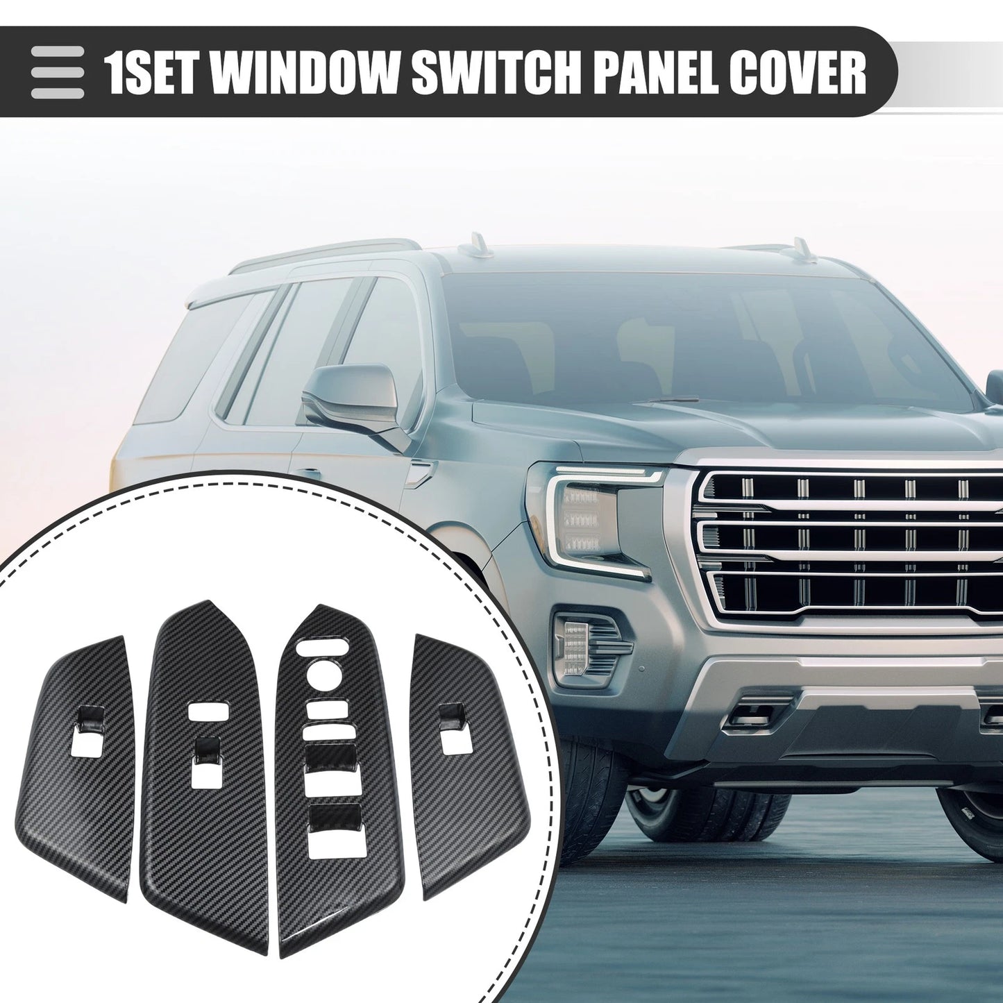 Window Switch Panel Cover Trim for Honda CR-V (2017-2022)