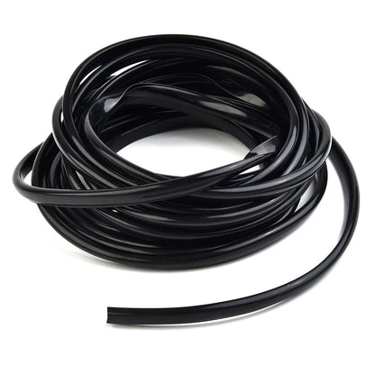 Black U-Shape Car Door Moulding Rubber Strip Trim Guard Edge Protector Cover