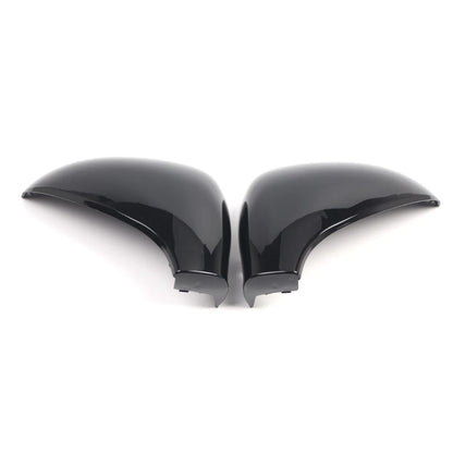 Gloss Black Replacement Side Wing Mirror Caps Covers for Peugeot 207 (2006–2013)