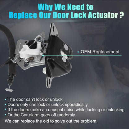 Rear Liftgate Door Lock Actuator Motor for Dodge Grand Caravan