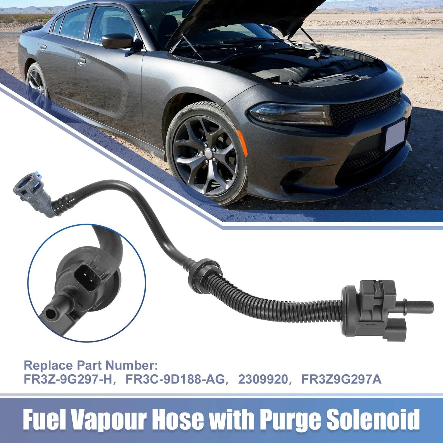 Fuel Vapour Hose Purge Solenoid for Ford Mustang 2.3T EcoBoost (2015-2023)