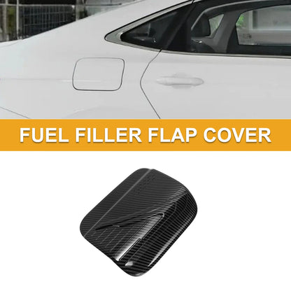 Fuel Tank Door Cap for Toyota Camry 2025 Gas Tank Flap Carbon Fiber Black