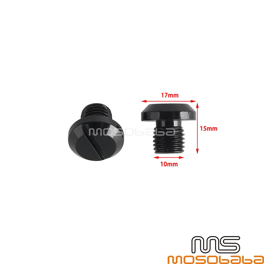 M10 x 1.25 Mirror Hole Plugs for Harley Road Glide, Sportster 1200 (2004-2023)