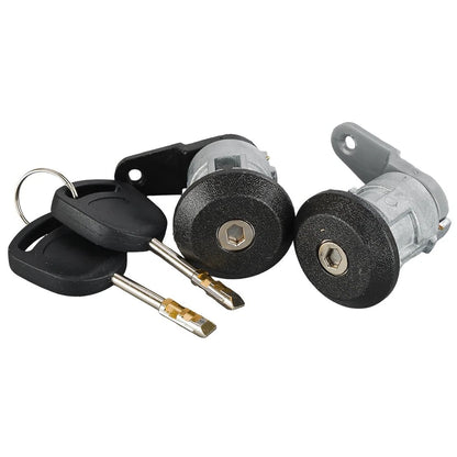 Door Lock Cylinder & Key Set for Ford Fiesta (1995-2002)
