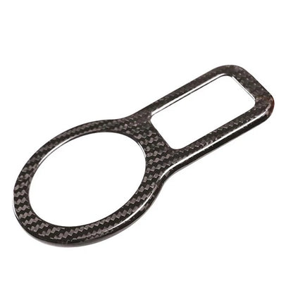 For Maserati Ghibli 13-21 Dry  Carbon Fiber Headlight Switch Buttons Cover Trim