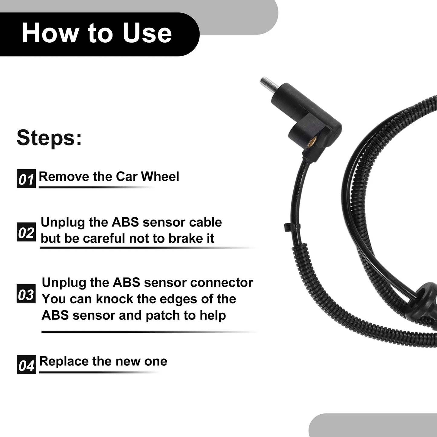 ABS Wheel Speed Sensor for Ford Crown Victoria (2001-2003)