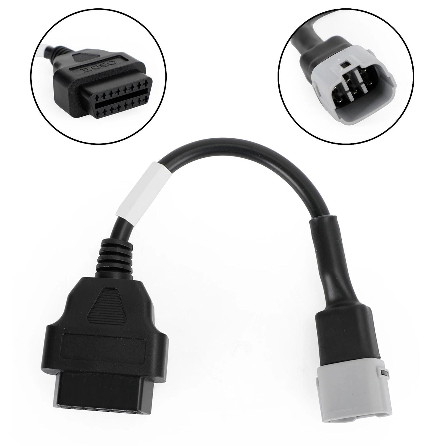 6 Pin OBD2 Diagnostic Plug Adapter for Suzuki Motorcycle Scooter ATV