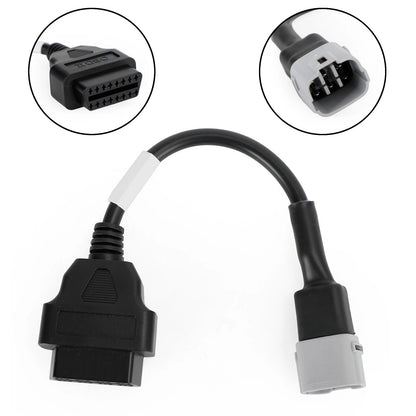 6 Pin OBD2 Diagnostic Plug Adapter for Suzuki Motorcycle Scooter ATV