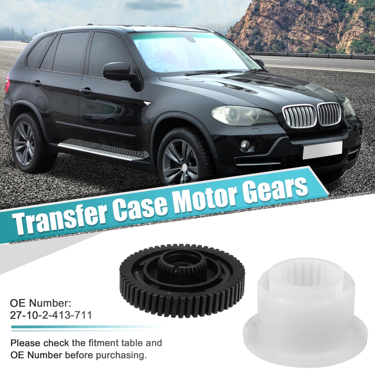 Transfer Case Motor Gear Actuator for BMW X3 E83, X5 E53 (2004-2010)
