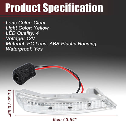 Right Side Mirror Turn Signal Light for Chrysler Dodge