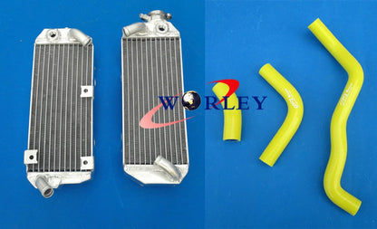 Aluminum Radiator & Red Hose for Suzuki DRZ400S/DRZ400SM (2000-2011)
