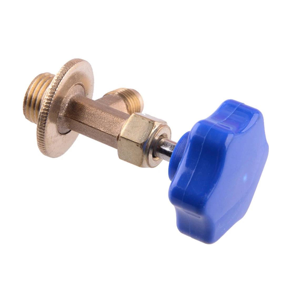 4 x 1/4" SAE R-134a AC Brass Can Tap Dispensing Valve for Car