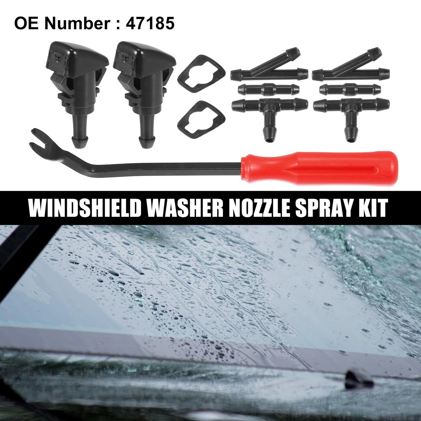 11pcs Front Windshield Washer Nozzles for Mitsubishi Eclipse (2006-2012)