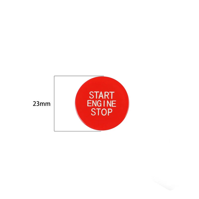 Red Replacement Engine Start Buttons fit For BMW 3 Series G20 G05 G06 2019-2020