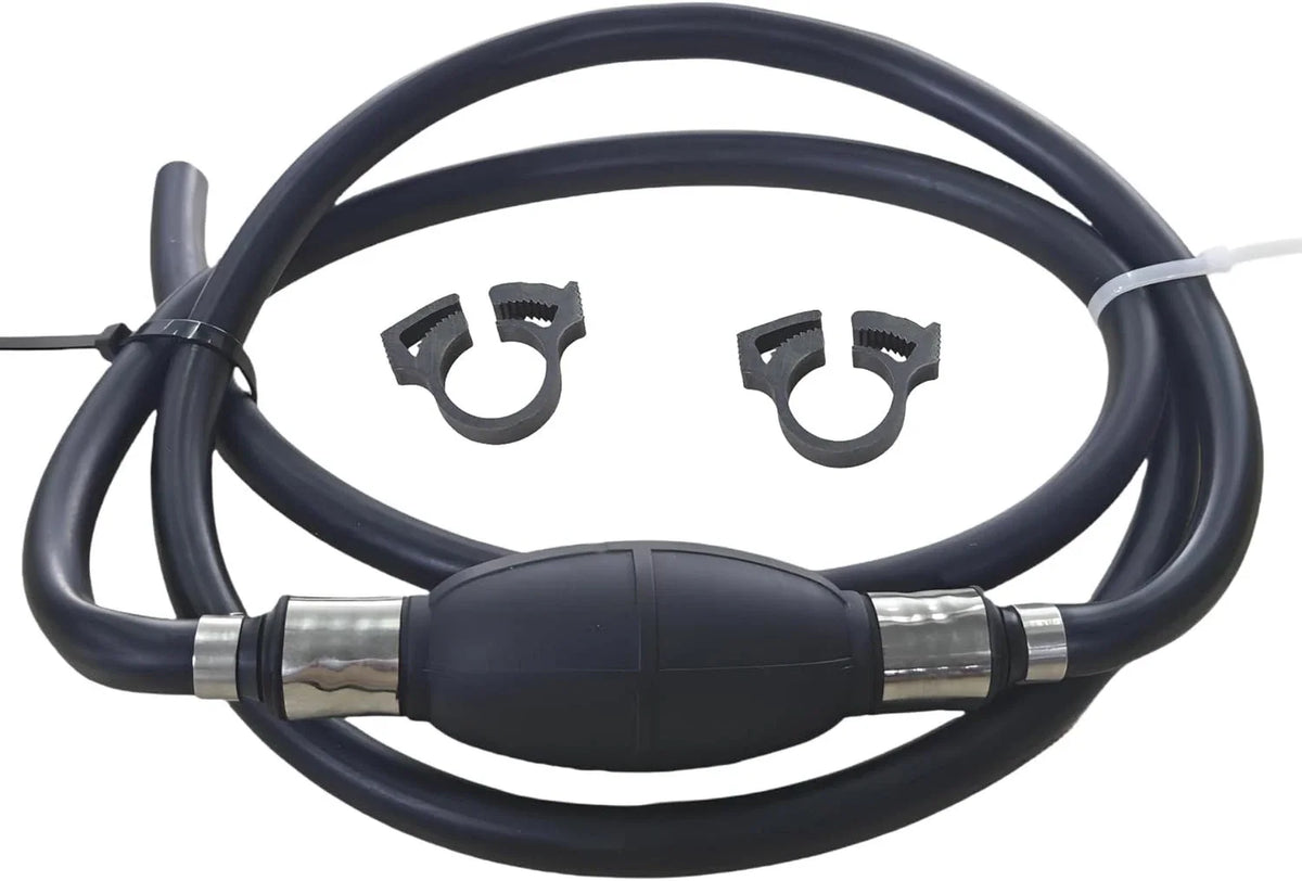 5/16" Gas Hose Fuel Line Assembly with Primer Bulb for Outboard Marine Boat