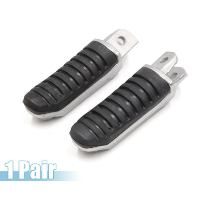 8mm Aluminum Alloy Motorcycle Footpegs for Bicycle - Black