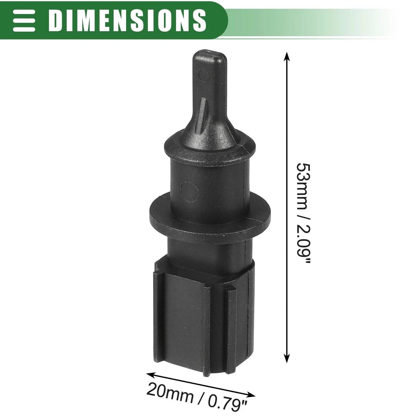 Ambient Air Temperature Sensor for Dodge Caliber Black (2007 - 2011)