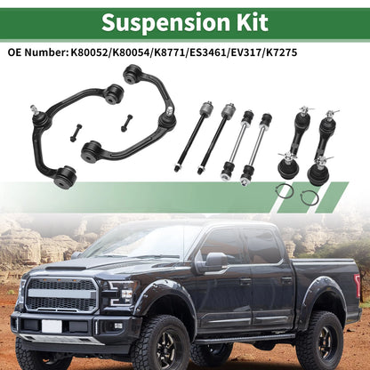 10 Pcs Front Upper Control Arms for Ford Ranger (1998-2011) 2WD