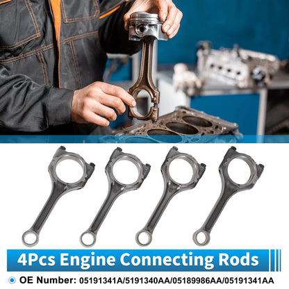 4 x Engine Connecting Rod for Dodge Journey (2007-2012)