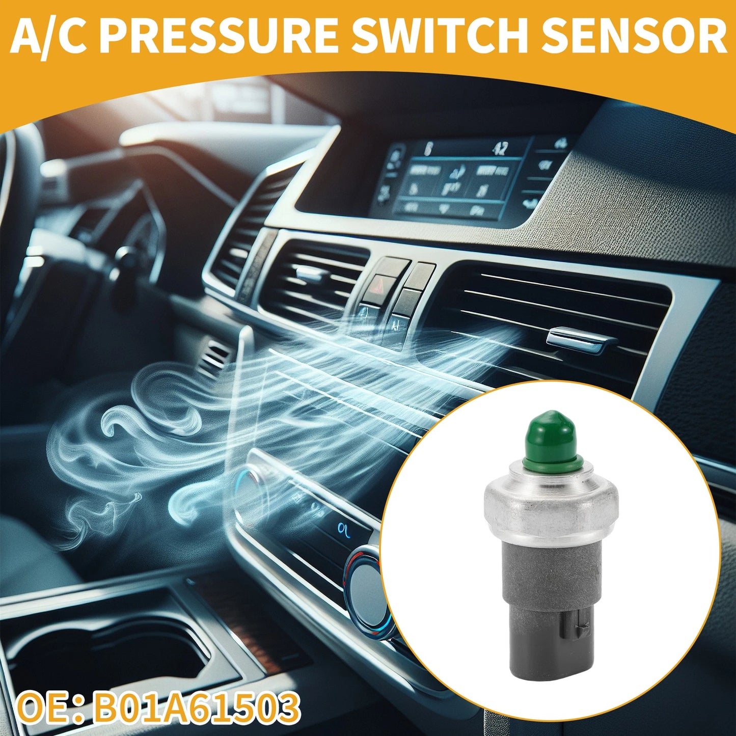A/C Pressure Switch Sensor for Honda Odyssey (1999-2002) 1 x Pcs