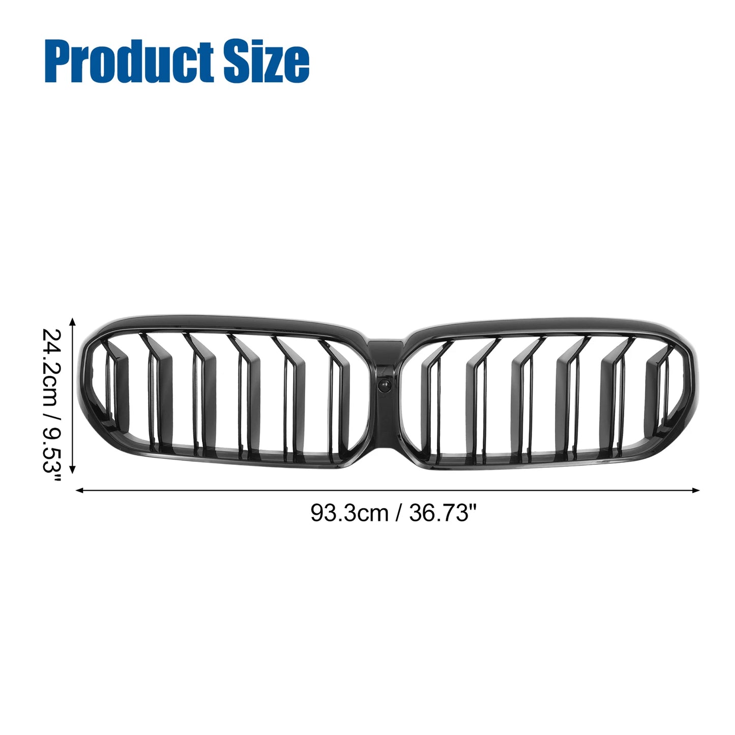 Front Hood Bumper Grille for BMW 530i xDrive 540i M5 G30 (2017-2023)