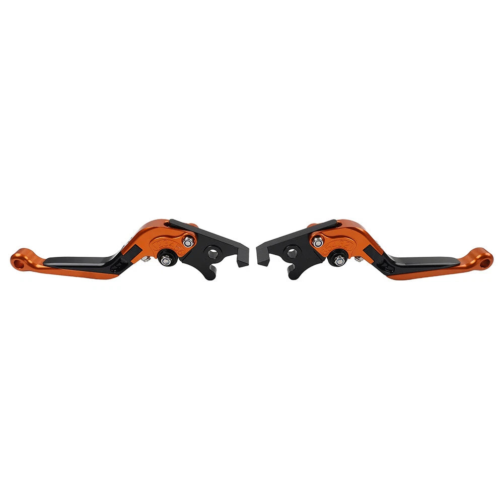 Orange Extendable Brake Clutch Levers for BMW F800GS/Adventure, F800R (2008-2018)