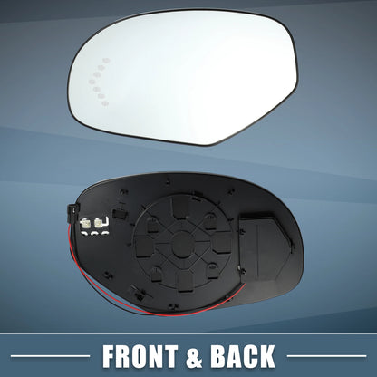 Heated Driver Left Side Mirror Glass for Chevy Silverado Suburban Avalanche