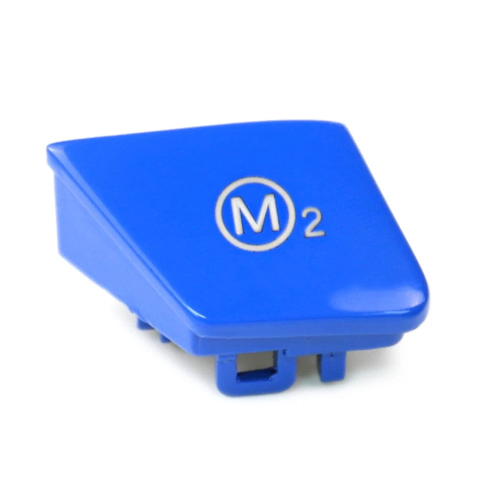 BMW 1 2 3 4 5 6 Series X5 Steering Wheel M1 M2 Mode Switch Button Cover Blue