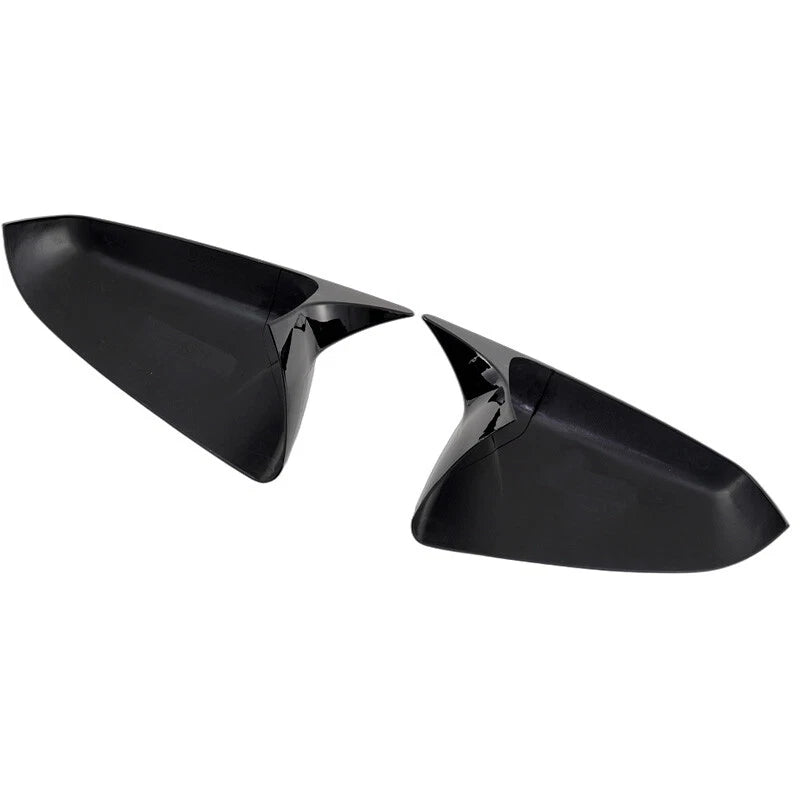 Gloss Black Ox Style Side Mirror Cover Caps for Cadillac SRX (2010-2016)