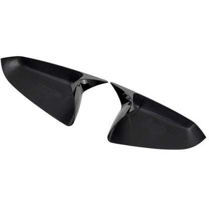 Gloss Black Ox Style Side Mirror Cover Caps for Cadillac SRX (2010-2016)