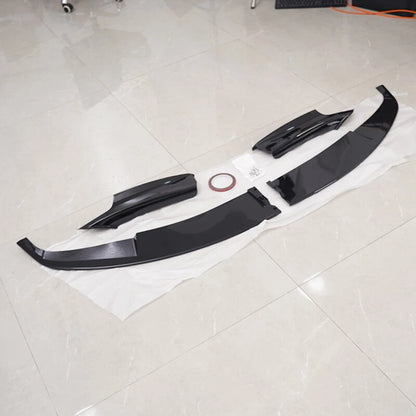 4 x Front Bumper Chin Splitter Lips for BMW F30 3 Series (2012-2018)