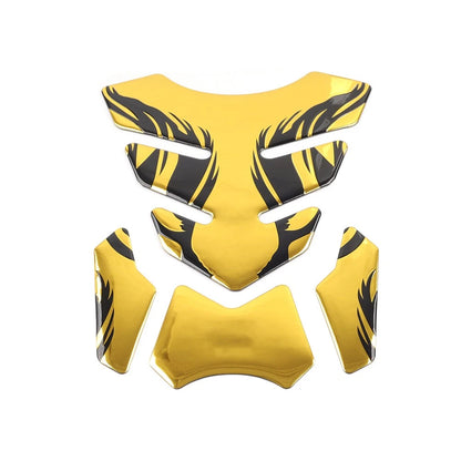 Gold Fuel Gas Tank Pad Decals for Kawasaki Ninja 250 300 400 ZX10R