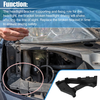 Right Passenger Side Headlight Bracket for Honda Civic (2017-2020)