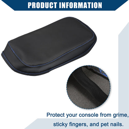 Durable Faux Leather Center Console Armrest Cover for Hyundai Kona (2018-2023)