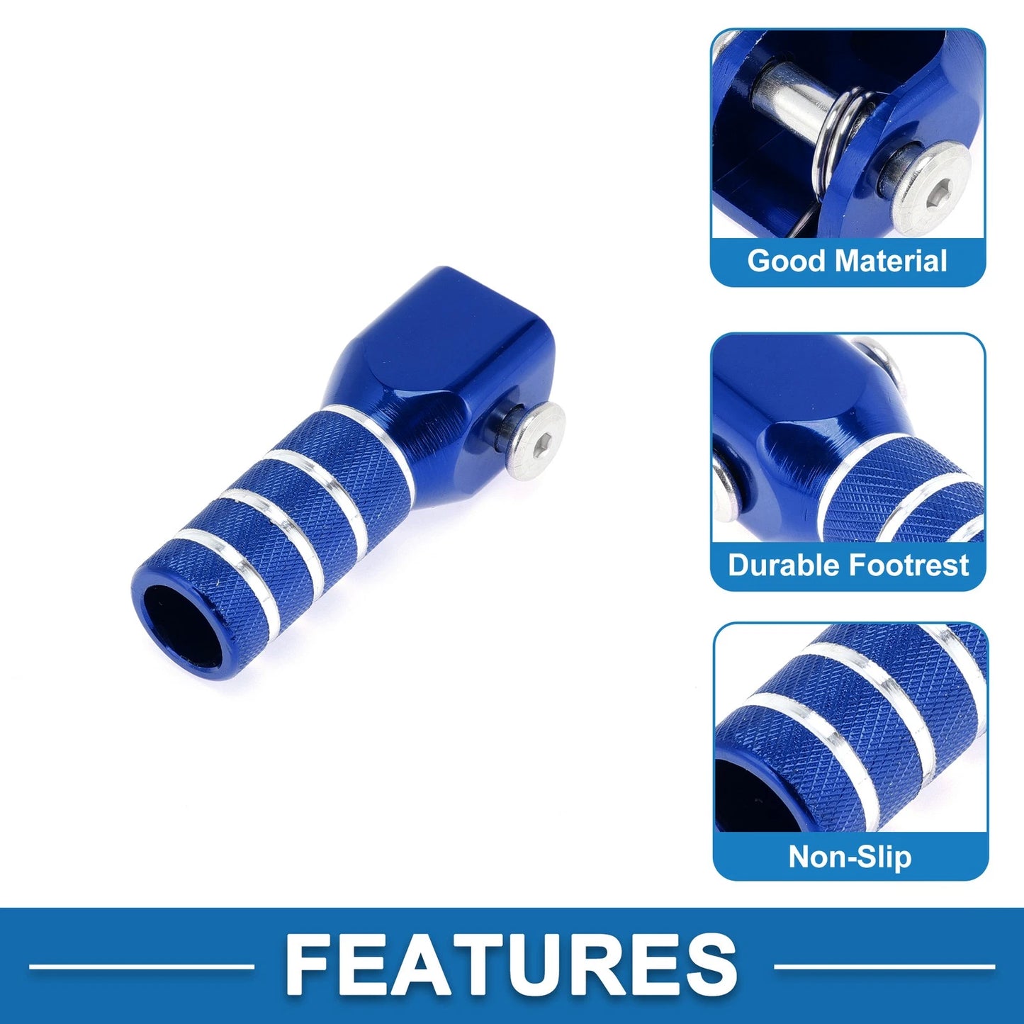1 Pc Cylinder Square Motorcycle Shifter Footrests Pegs for Yamaha YZF