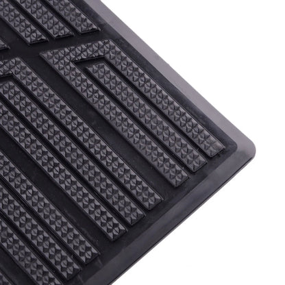Universal Black PVC Car Floor Mat Pedal Patch Cover for Vehicle