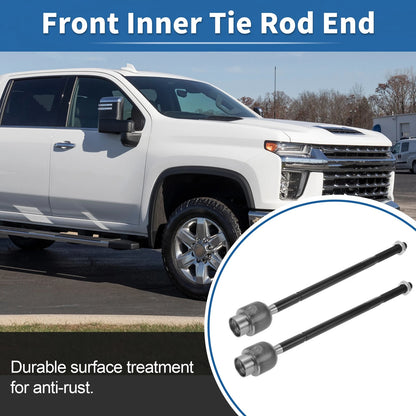 2 x Front Inner Tie Rod End Links for Chevrolet Impala (2000–2013)