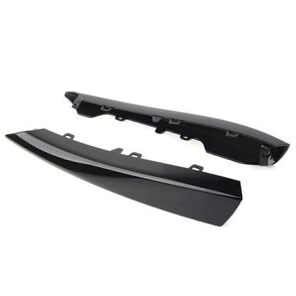 Front Bumper Grille Insert Covers for Jaguar XF (2012-2015) Black