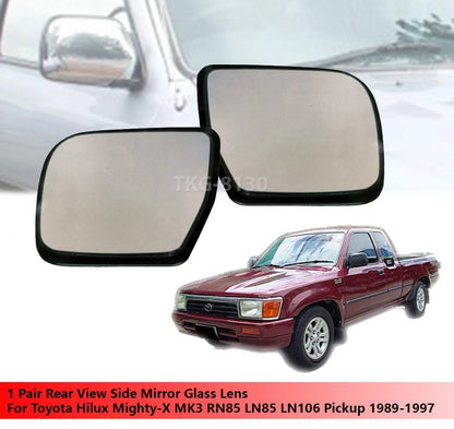 Rear View Mirror Glass Lens for Toyota Hilux MK3 (1989-1997)