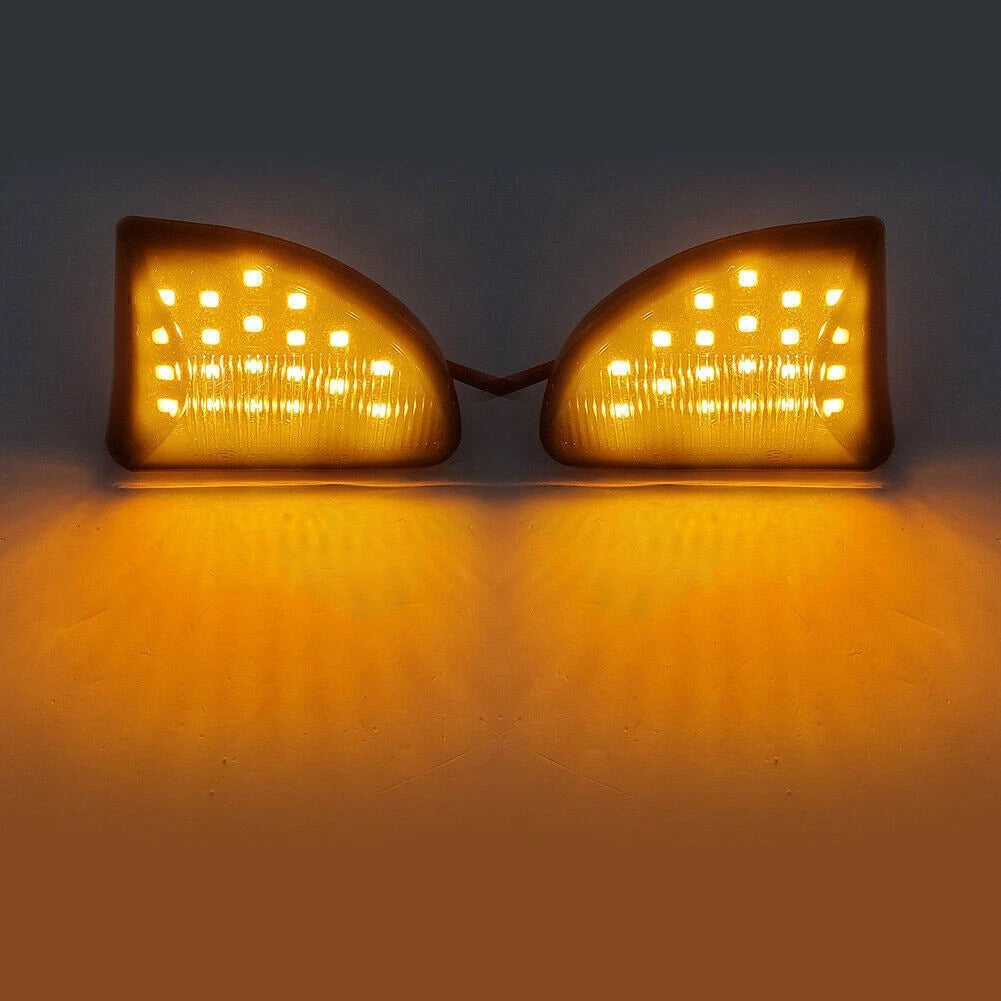 Amber LED Sequential Dynamic Black Side Marker Light for Smart Fortwo W451 (2007-2014)