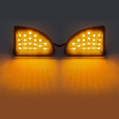 Amber LED Sequential Dynamic Black Side Marker Light for Smart Fortwo W451 (2007-2014)