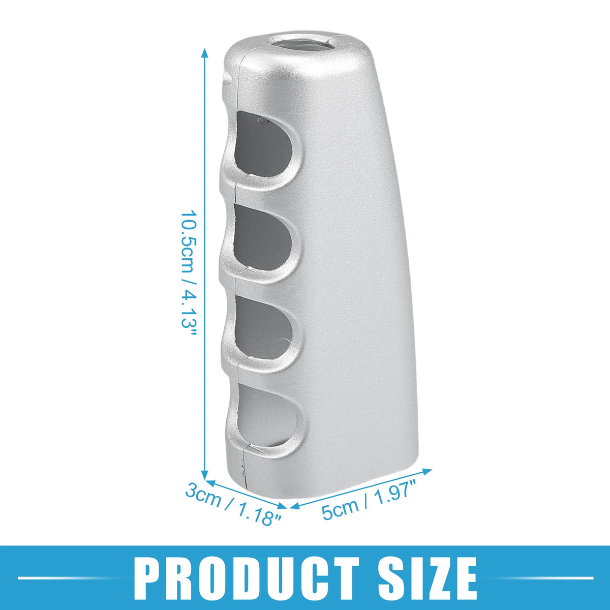 Handbrake Cover Grips for Ford Mustang (2015-2021) Silver Tone