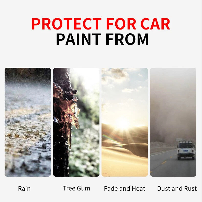 Natural Carnauba Car Wax Coating for Gloss Paint Care - Fantastic 8 oz