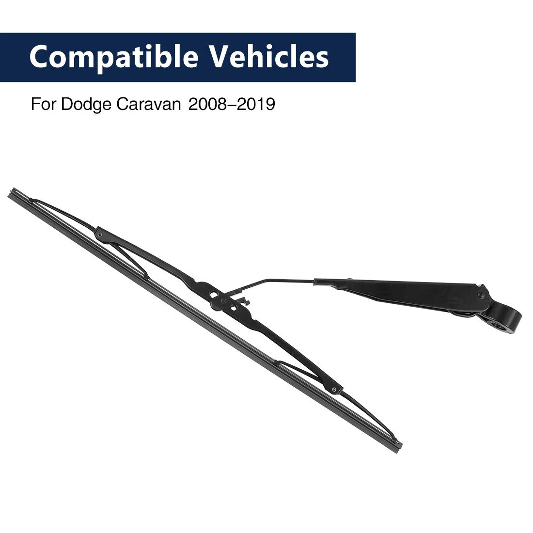 Rear Windshield Wiper Arm Set 405mm 16" for Dodge Grand Caravan (08-10)