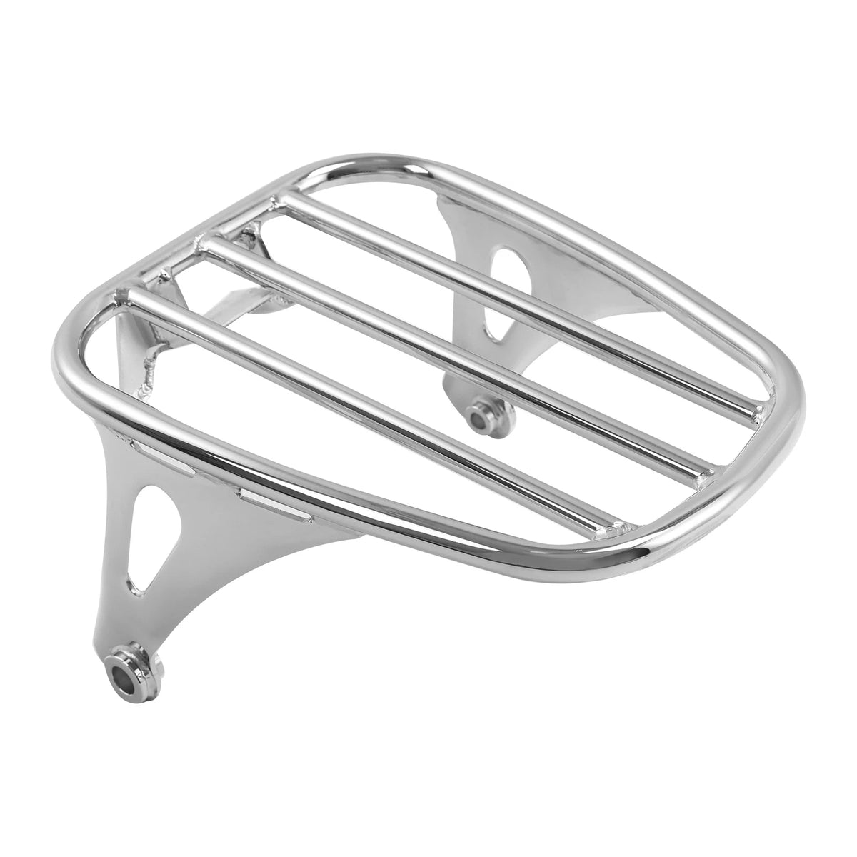 Chrome Five Bar Solo Seat Luggage Rack for Harley Softail Deluxe (2018-2025)