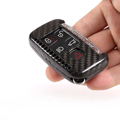 Carbon Fiber FOB Key Cover Remote Case fit for Range Rover Discovery Sport
