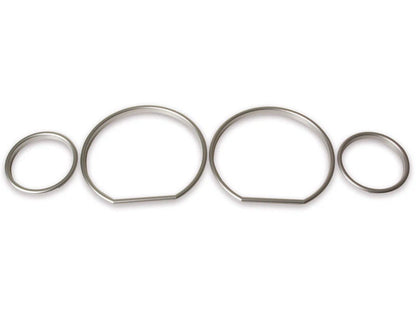 Dashboard Gauge Rings Silver for BMW 3 Series E36 Z3 M3 (1992-1999)